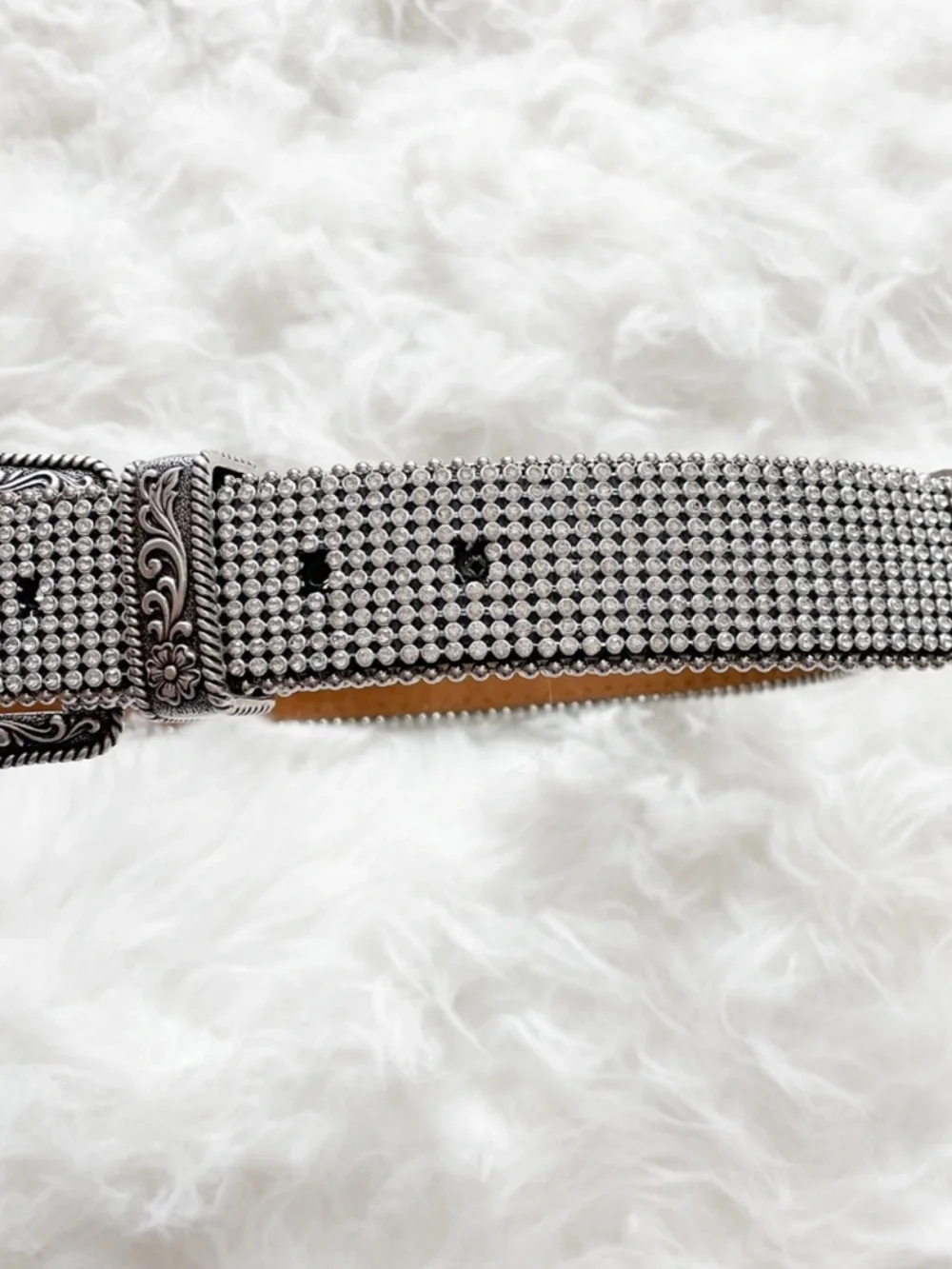 Free People Western Silver Stud Belt